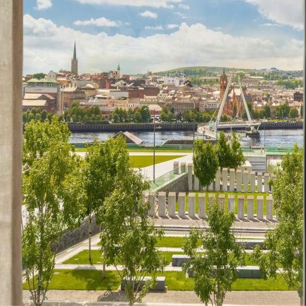 View of Derry from The Ebrington Hotel