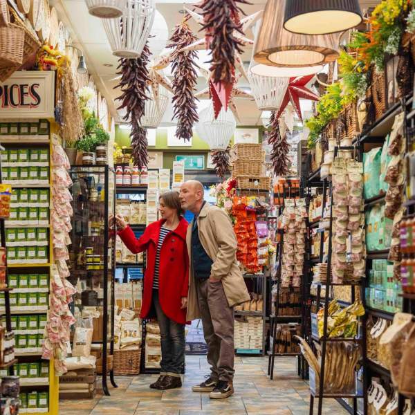 Market Shopping Couple Belfast
