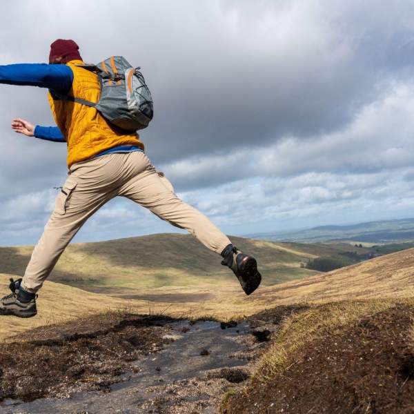 Mourne Mountain Adventures man leaping