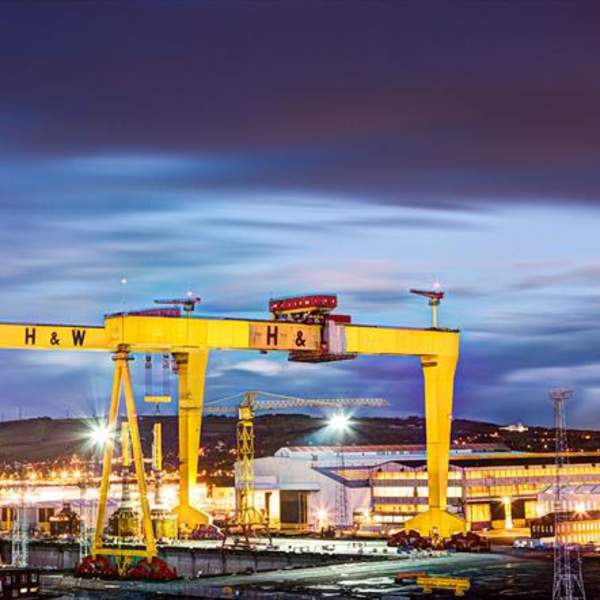 Titanic Quarter at Night