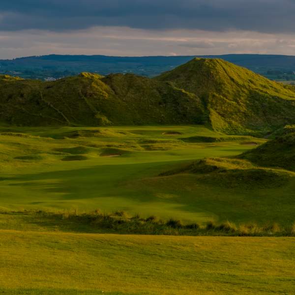 Tee box view of Portstewart Golf Club