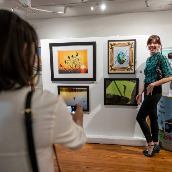 A pair of women at CityArts in downtown Orlando.