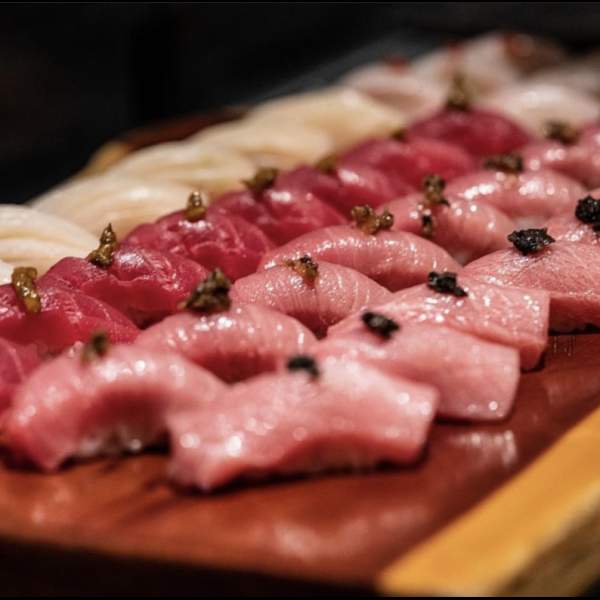 NIgiri selection at Kabooki Sushi - Colonial Drive