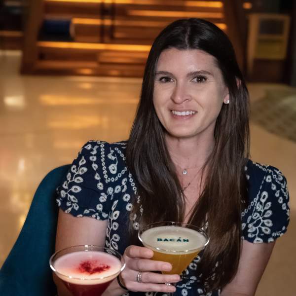 Content Creator and influencer Christina Petsos at Bacan at Lake Nona Wave Hotel