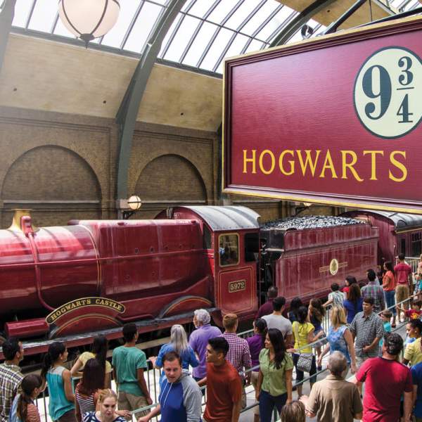 Universal Studios Florida Hogwart's Express station