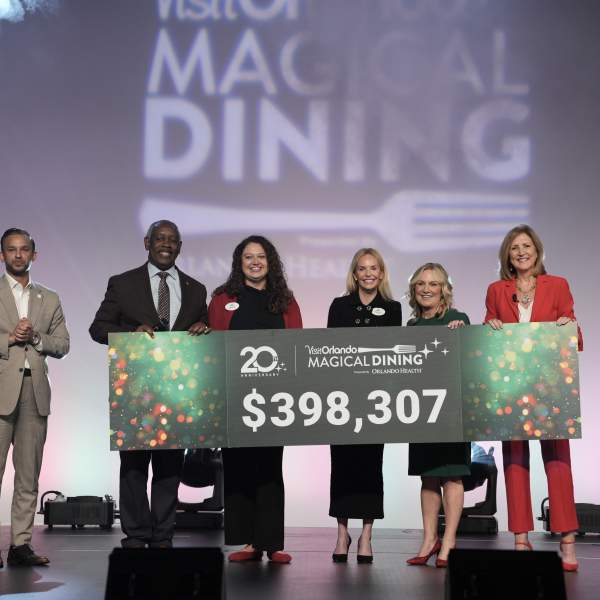 Visit Orlando Magical Dining Charity Donation
