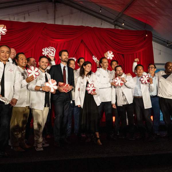 Chefs at MICHELIN Announcement