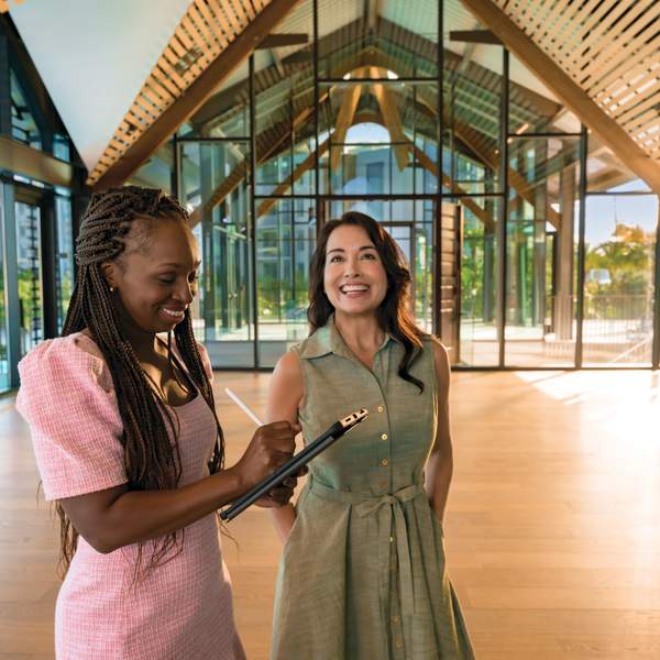 Meeting planners at Evermore Resort and Boathouse