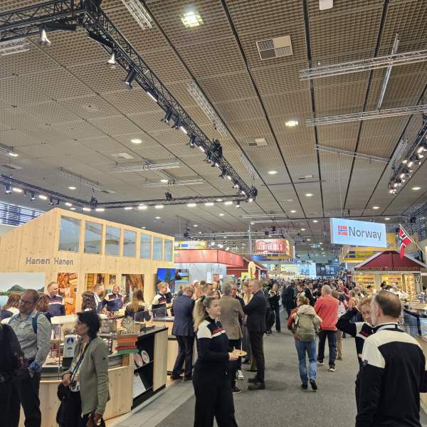 Masse folk i gangene på Grüne Woche messen