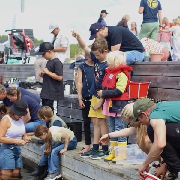 Krabbefiske i Larkollen