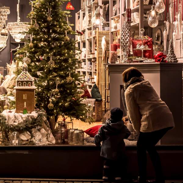 Julehandel i gågata