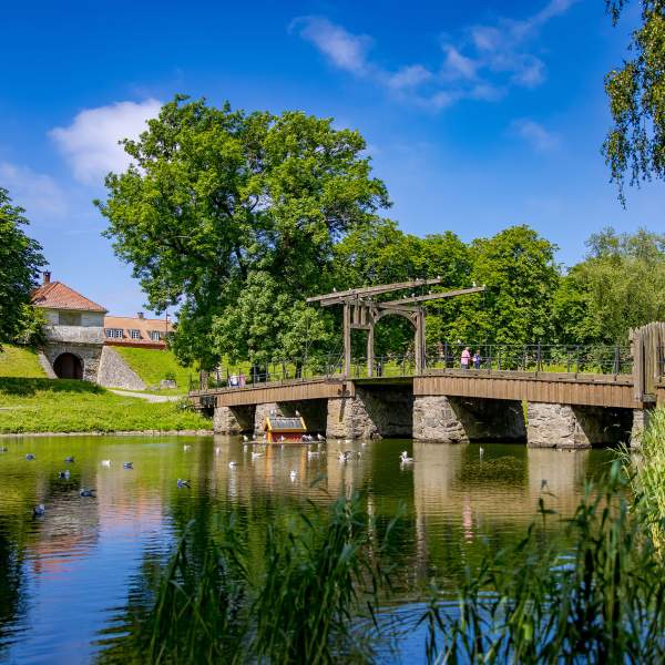 Vindebrua inn til Gamlebyen i Fredrikstad