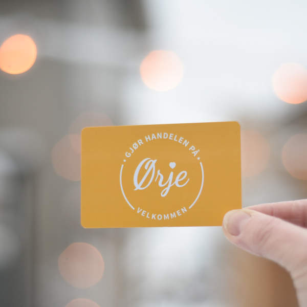 Ørjekortet - Gavekort Slusebyen Ørje