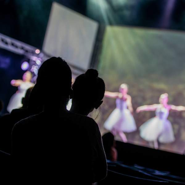 Ballett på scenen i Kulturhuset