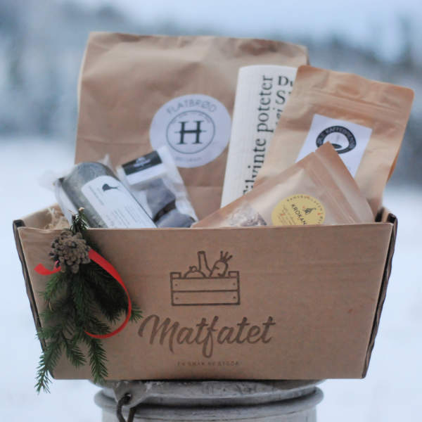 En kurv full av lokalmat