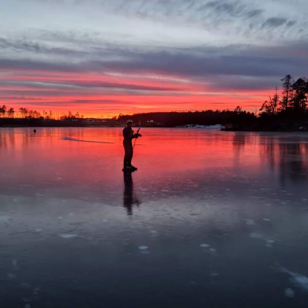 Turskøyter på Vansjø i Moss