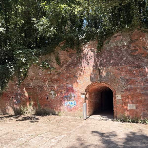 A fortification building at Hilsea Lines
