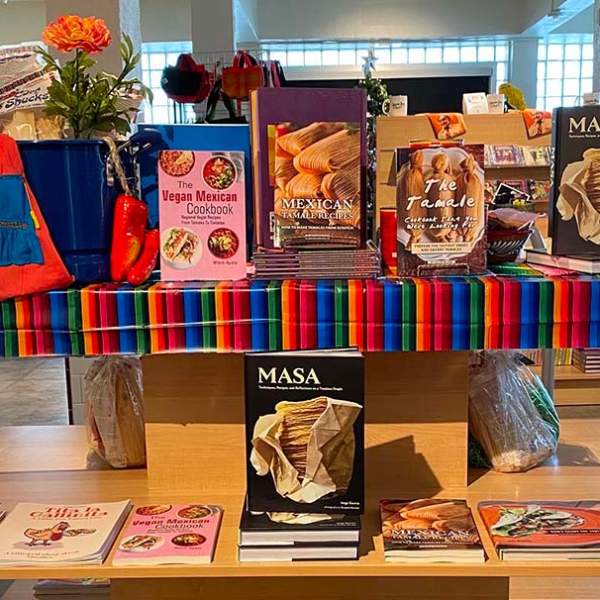 Guadalupe Latino Bookstore Stand