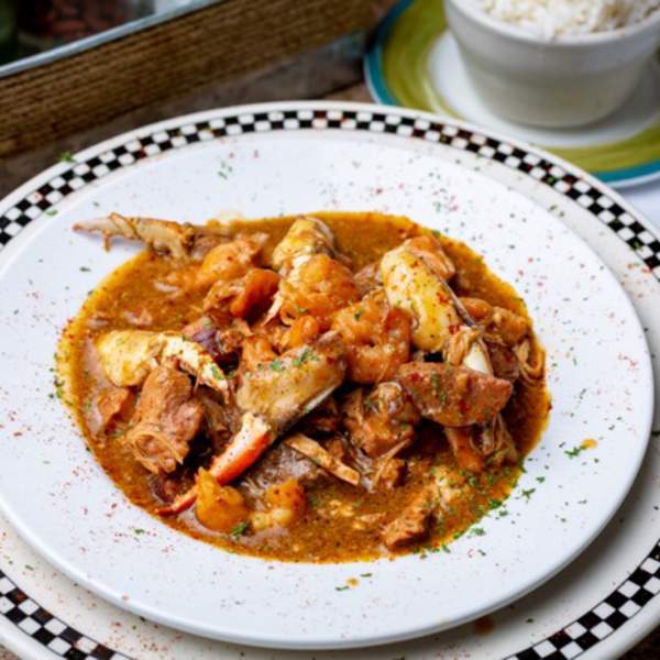 Bowl of gumbo at Orlandeaux's Cafe in Shreveport, La.