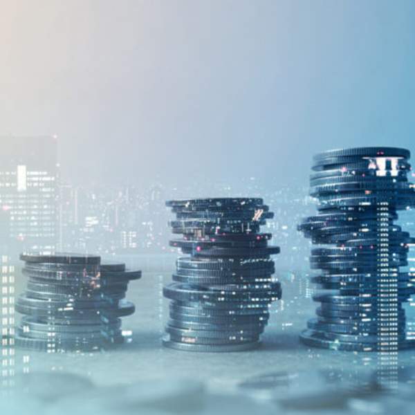 stacked coins