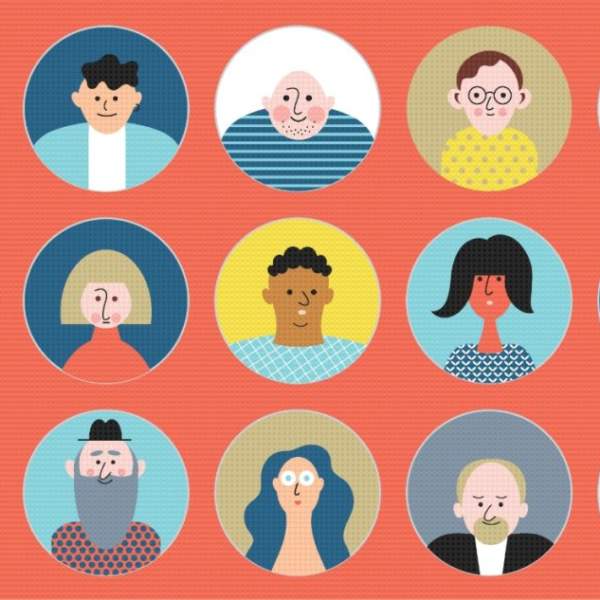 faces illustration