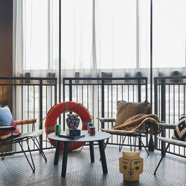 The Moxy Hotel offers flexible modular spaces perfect for small team building occasions and networking events