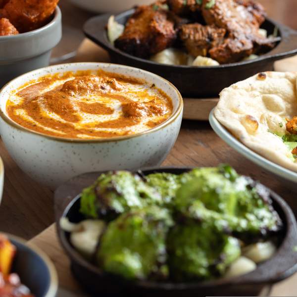 spread of Tap and Tandoor dishes