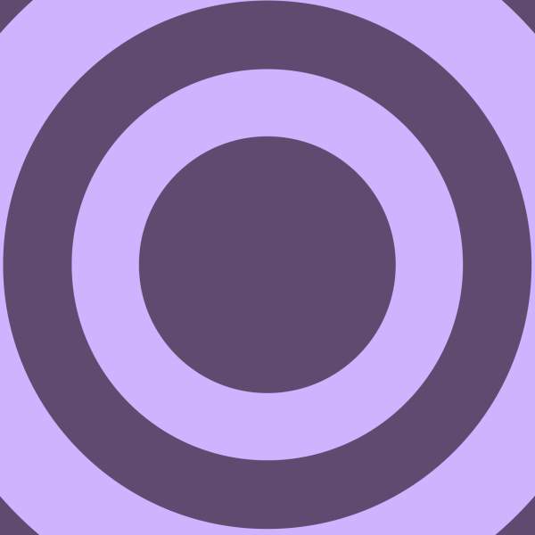 A light and dark purple circle pattern.