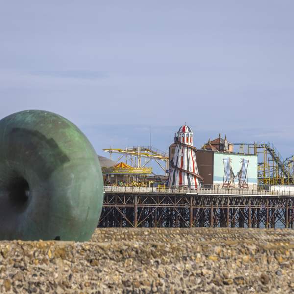 Brighton pier and seafront in Sussex