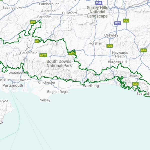 Outline of the SDNP Area