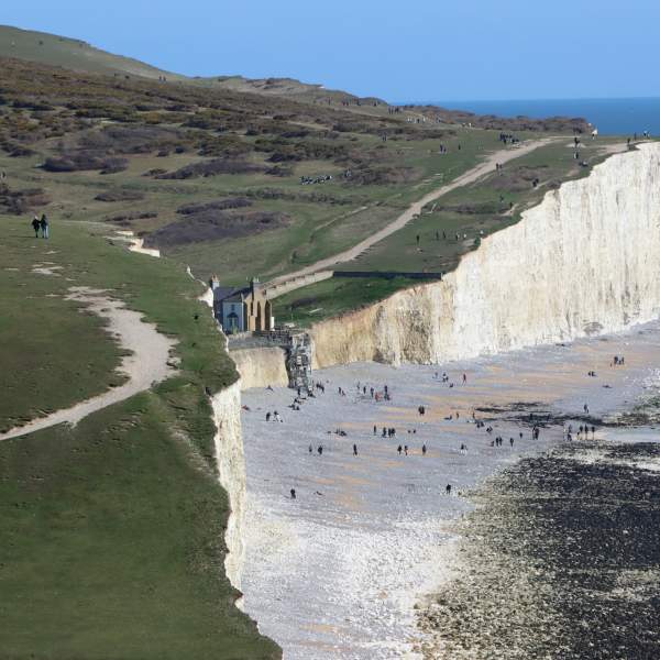 seven sisters cliffs and The National Trust - Birling Gap