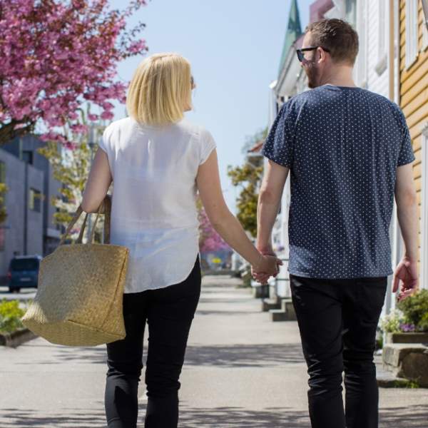 Posebyen old town in Kristiansand, Southern-Norway