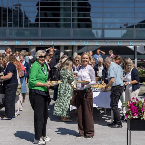 Fremtidens kommuner konferanse utenfor kulturhuset