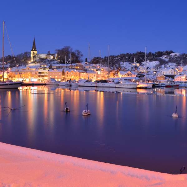 Vinter i Grimstad