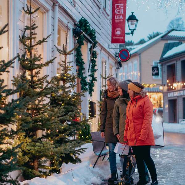 Jul i Grimstad, Gågata