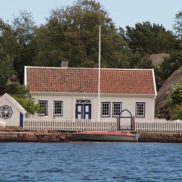 Vilhelm Krags eiendom "Havbukta" på Helgøya i Ny-Hellesund