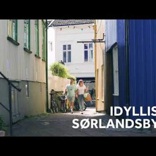 Sørlandets hvite byer, som perler på en snor