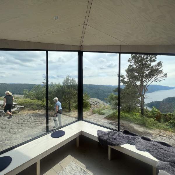 Dagsturhytta Fjordsyn i Kvinesdal