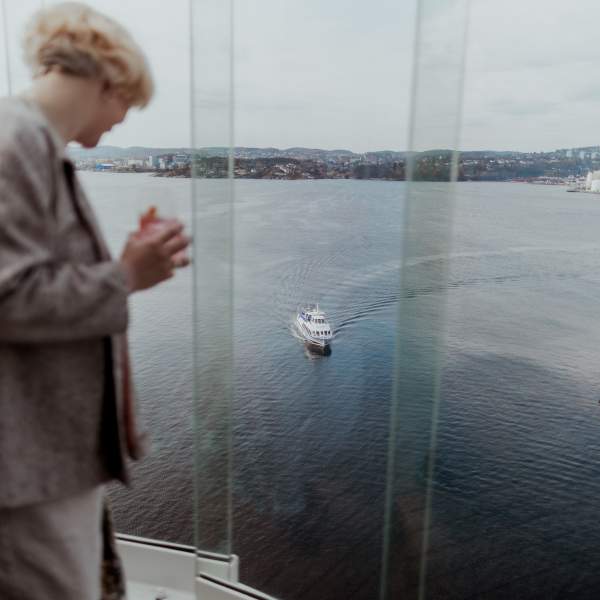 utsikt fra Kunstsilo
