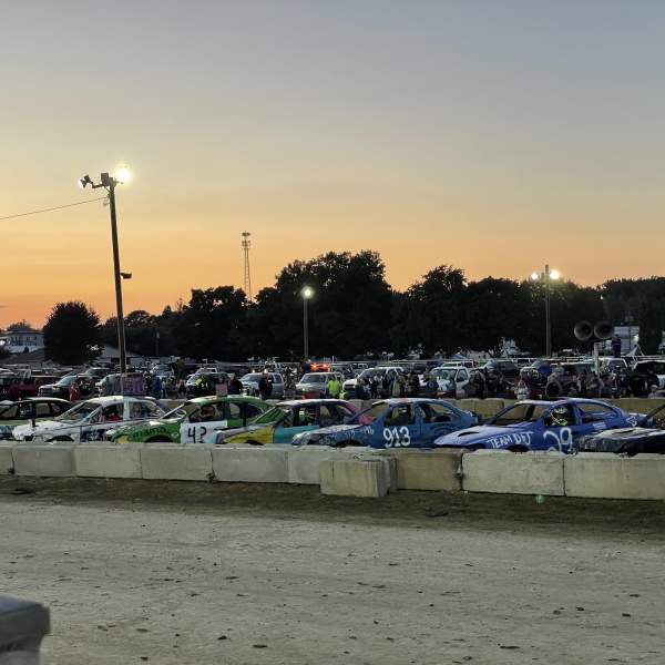 Demo Derby at the Wayne County Fair
