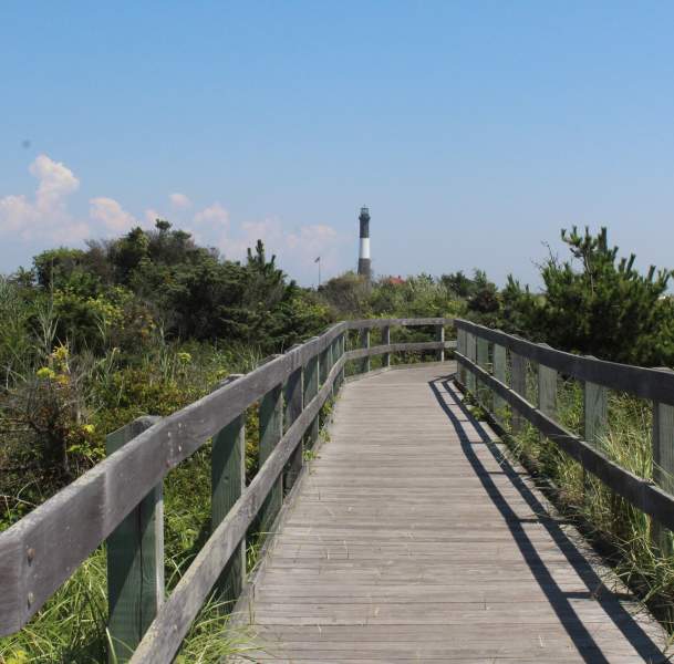 Fire Island - lighthouse in the distance