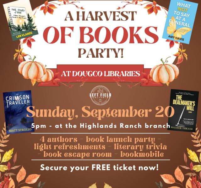 A Harvest of Books Party 1