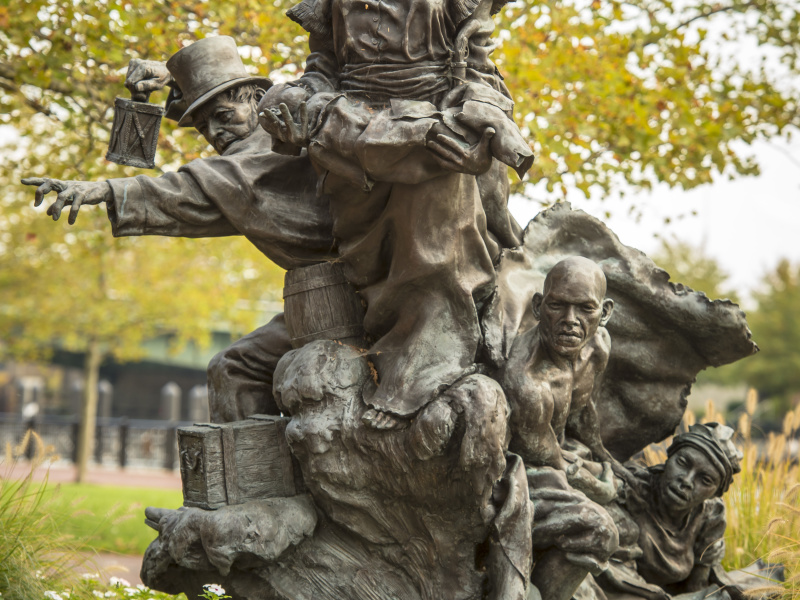 Tubman-Garrett Statue