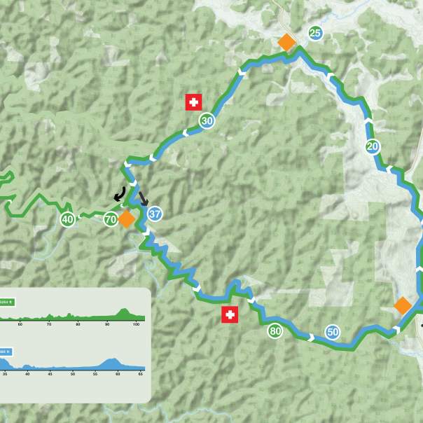 2025 Gran Fondo Course Map
