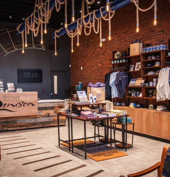 Interior view of the Discover Denison Visitor Center in Downtown Denison