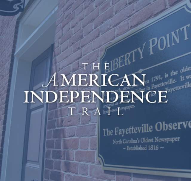 The American Independence Trail with Liberty Point placard Image