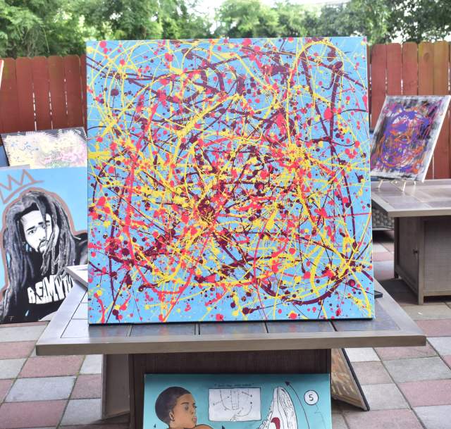 Black Canvas Paint