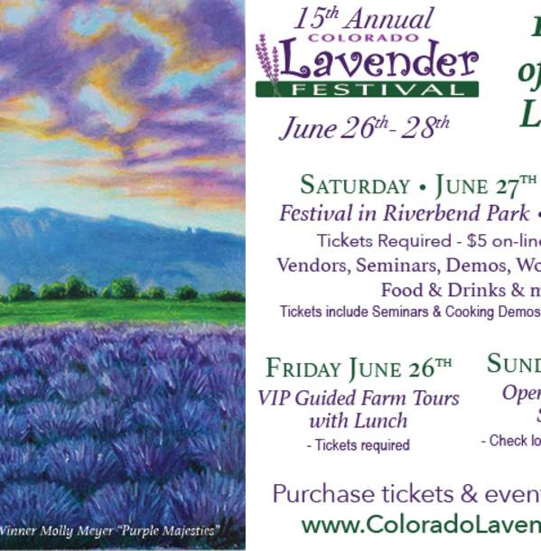 15th Annual Colorado Lavender Festival