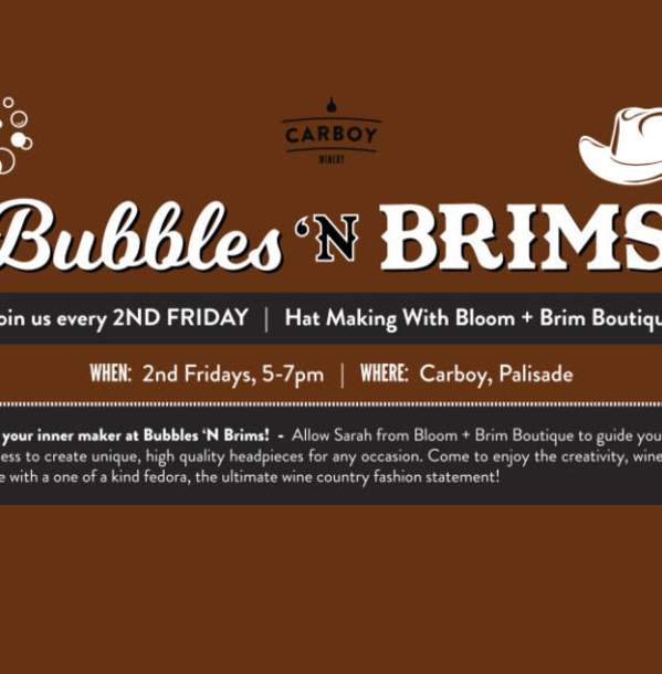 Bubbles and Brims - A Hat Making Party!