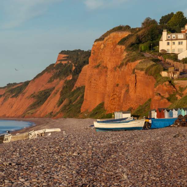 View of budleigh beach